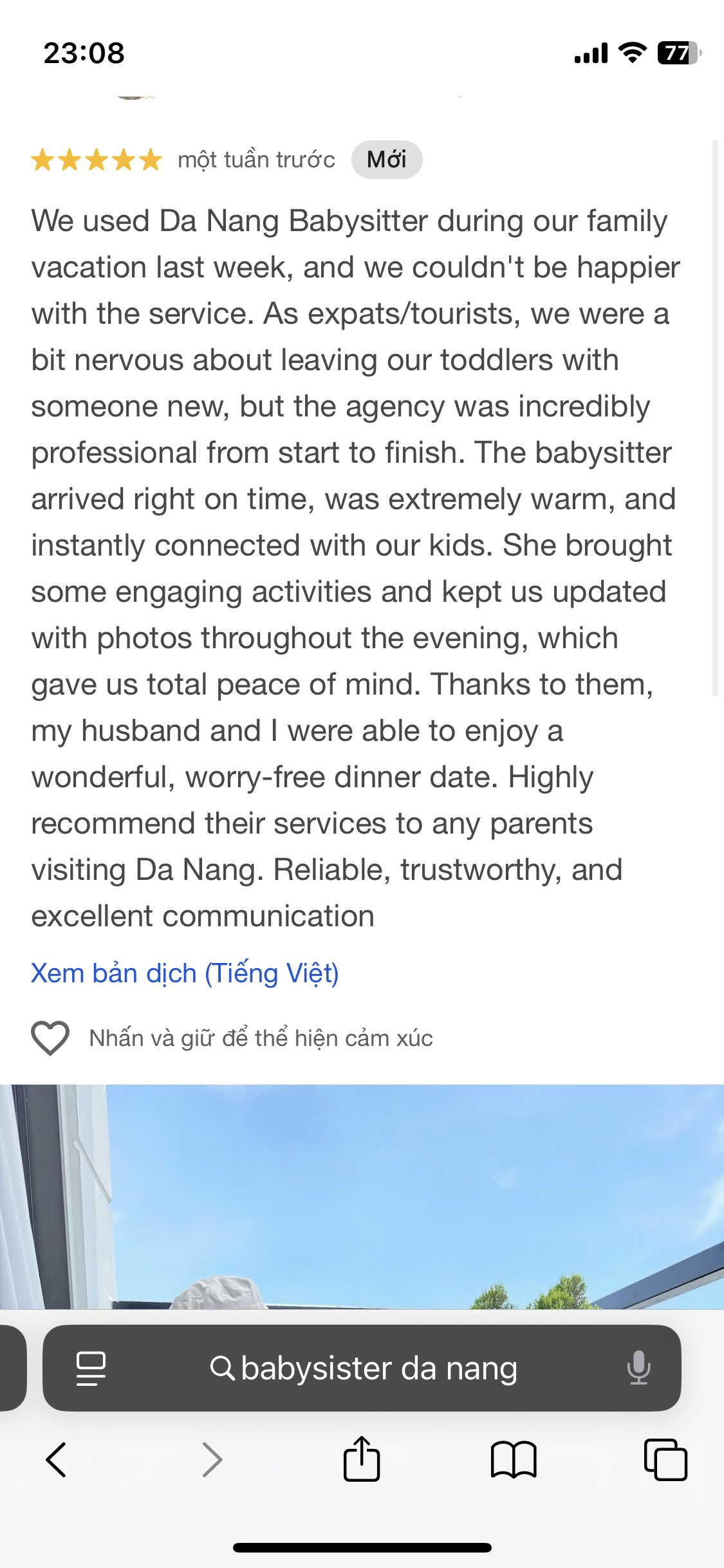 Parent review